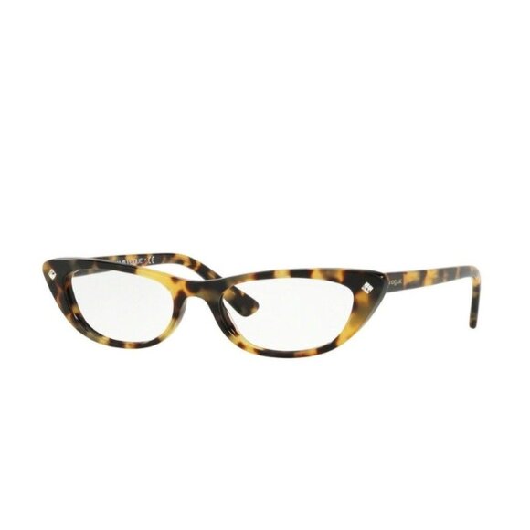 Vogue x Gigi Hadid Eyeglasses in Brown Yellow Tortoise - Picture 1 of 6